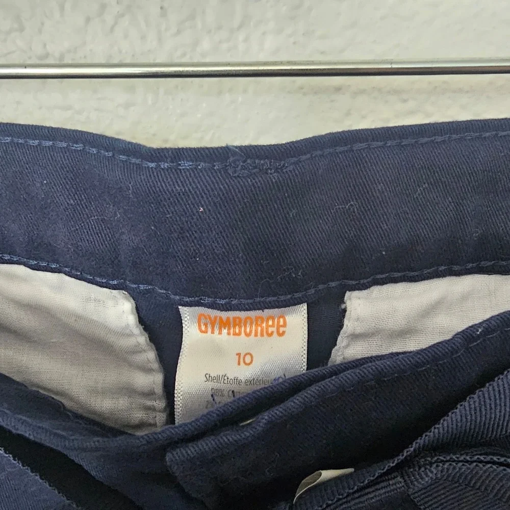 New! Gymboree Navy Blue Size 10 School Girls Uniform Pants with Belts
